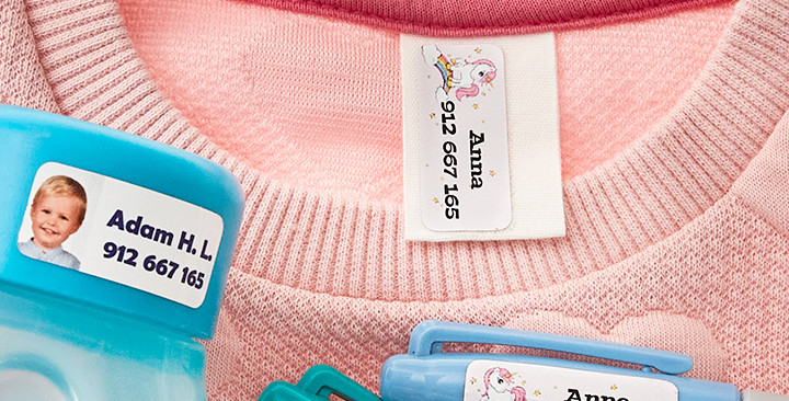 Etiquetas termoadhesivas de vinilo para ropa