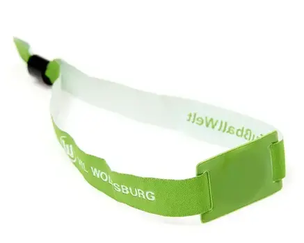 Pulseras para festivales con placa RFID deslizante de PVC flexible